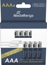 12 Mediarange Akku AAA mit