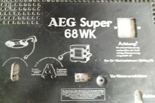 Radio Rückwand AEG Super 68WK