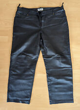 Neuwertige Lederhose Lederjeans Größe 56 Herren schwarz - John F. Gee