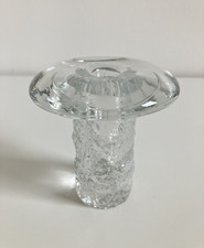 Vintage Vase Glas Eisglas Pilz