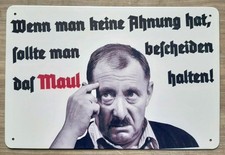 EKEL ALFRED 30 x 20 cm Metallschild Vintage Nostalgie Retro B-Ware