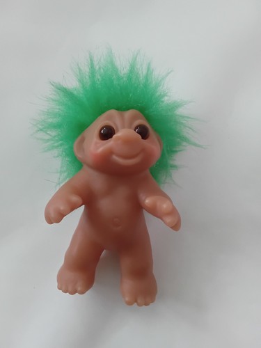 Vintage dam 1986 troll puppe - troll,