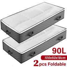 2 x Unterbett Kommode Unterbettkommode Unterbett Aufbewahrung Unterbettbox Box