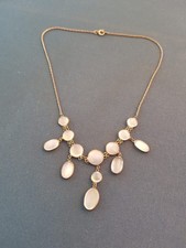 Art deco mondstein - deco, collier