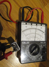 BBC Goerz Metrawatt MA2H Multimeter Analog Messgerät alt wenig genutzt Test ok