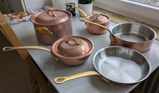 Kupfertöpfe Verschiedene von Mauviel 1830  Frankreich 