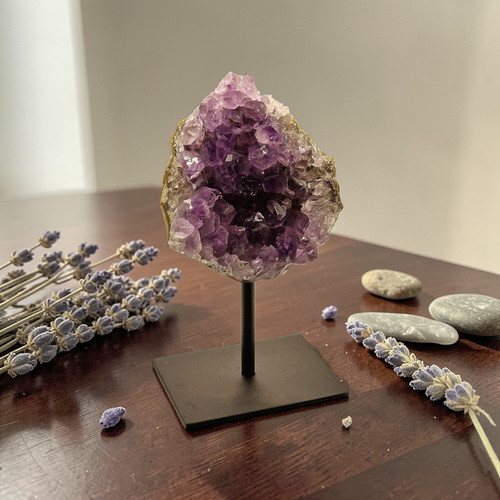 Amethyst stufe quarz - amethyst,