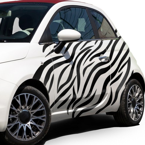 Autoaufkleber zebra muster - muster, xxl