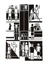 Gerd Arntz: "Warenhaus"