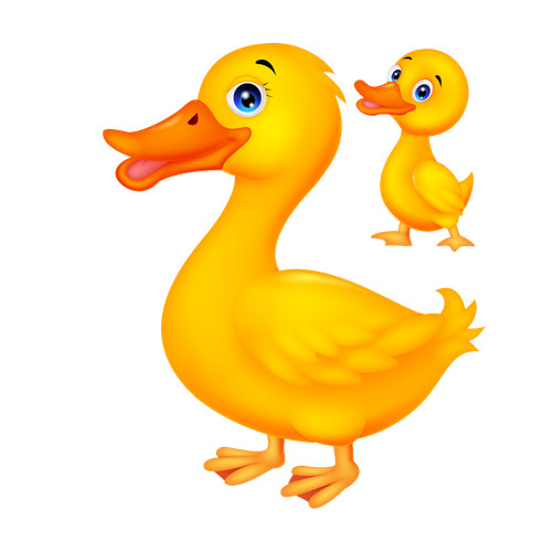 Aufkleber ente mit - aufkleber,