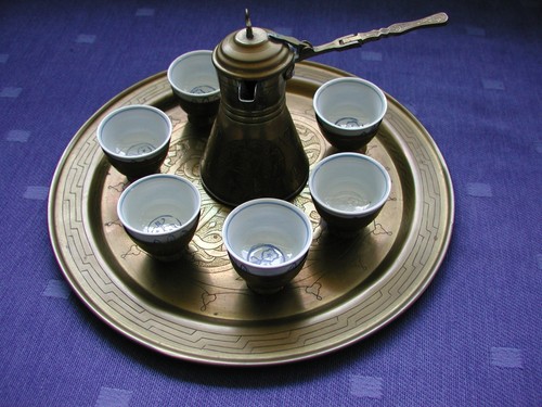Alt orientalisch mokkaservice - orientalisch:,