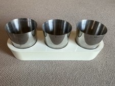 Auerhahn Gourmet Kräutergarten-Set 4-teilig mit 3 Kräutertöpfe, Edelstahl