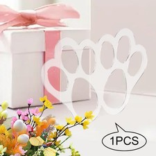 Osterhasen-Fußabdruck-Schablone, Hasenspuren, Vorlage für Gartendekoration