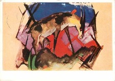 AK - Kunstkarte - Franz Marc - Gazelle - Expressionismus
