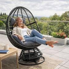 Polyrattan Loungesessel