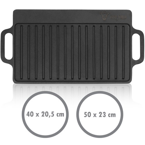 Gusseisen grillplatte - gusseisen,