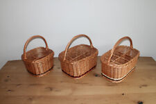 Flaschenkorb Flaschenträger für 4, 6, 8 Flaschen Weidenkorb Flaschenhalter Neu