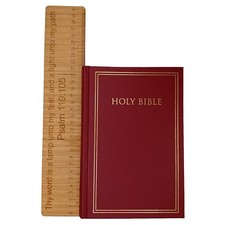 KJV Pew Bible Hardcover Burgund red letter edition authorized version present