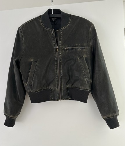 Kunstlederjacke gr xs - kunstlederjacke, h&m