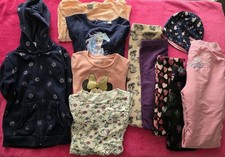 Kleidung Set Mädchen Gr 122 Strickjacke Hosen Schneehose Oberteile (D)