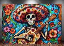 LEINWAND BILD ER XXL TOTENKOPF