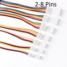F33 / Mini Stecker RM 1,25 mm 2-3-4-5-6-7-8-10 Pins +Kabel  u. Buchse