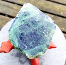 Fluorit Stufe - Rohstein - Kristall - Matrix - grün - Madagaskar - Brocken