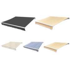 Markise Sonnenmarkise Garten Gelenkarmmarkise Gelenkarm Balkon Sonnenschutz