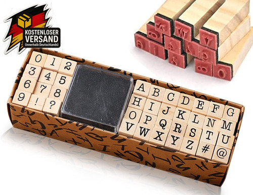 Buchstaben stempel set für - stempel,
