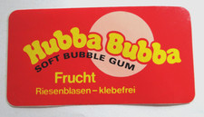 Werbe-Aufkleber Hubba Bubba