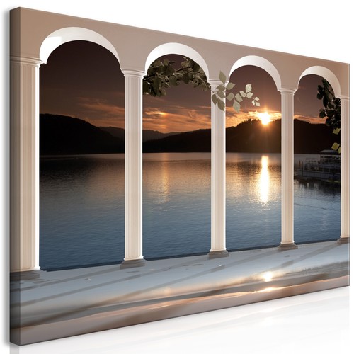 Natur fenster wald meer - natur,