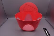 Tupperware Mediterrano  4,3 L Schüssel mit Sichtfenster rot