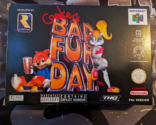 Conker bad fur - bad, nintendo