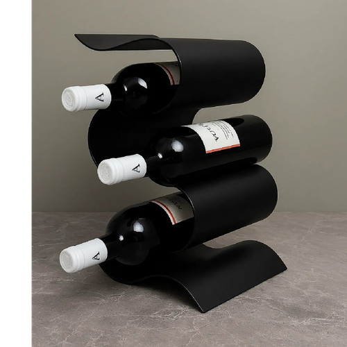 Weinregal schwarz freistehend - weinregal,