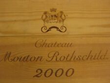 1xChateau Mouton Rothschild 2000 Weinkiste Holzkiste Dekokiste Jahrgangsbrett !!