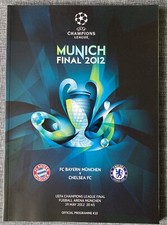 Official Programm CL Finale 2012 München FC Bayern München - Chelsea FC