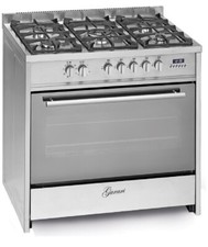 Gurari GCH E 911 X  Gas Elektro Standherd 90 cm Edelstahl  4,0 KW WOK AUSSTELLER
