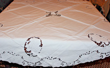 Tischdecke Ø 1,60m Handarbeit