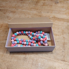 Handykette Perlen Handy Kordel Handyband zum Umhängen mit Transparent Patch Hand