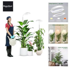 Pflanzenlampe LED Vollspektrum, 80 LEDs 6500K Grow Light, 160cm Großes Grow L...