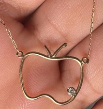 14 Karat Gelbgold Apfel