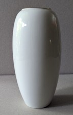 Porzellanvase, weiss mit