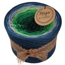 MegaBobbel*Irische Küste*368*Fäden+Länge nach Wahl* Verlaufsgarn Wolle GP:73€/kg