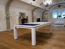 POOL Billard MOZART 7 ft Billardtisch Ess- und Billiardtisch Schieferplatte 