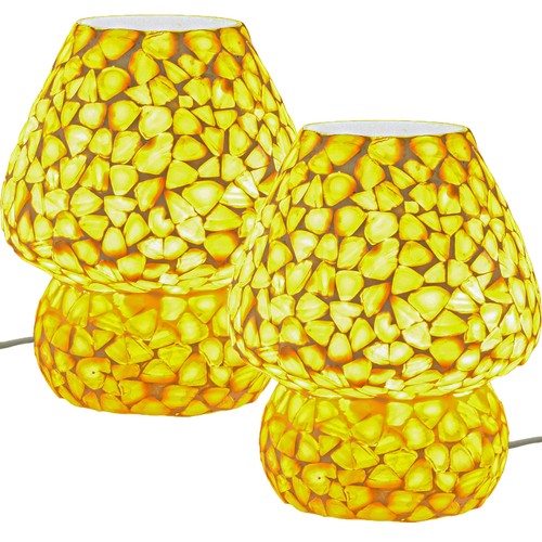 2er set boho deko tischlampe - set,