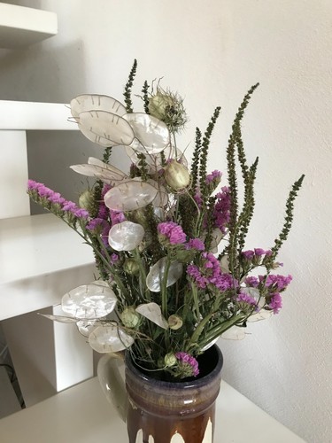 Getrockneter blumenstrauß - getrockneter,
