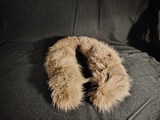 Pelzkragen Kapuzenpelz braun