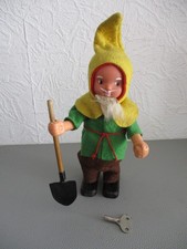 DDR Spielzeug alter Lauf Zwerg mit Uhrwerk 60iger