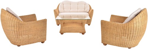 Set wohnzimmer rattanmöbel - set/2,
