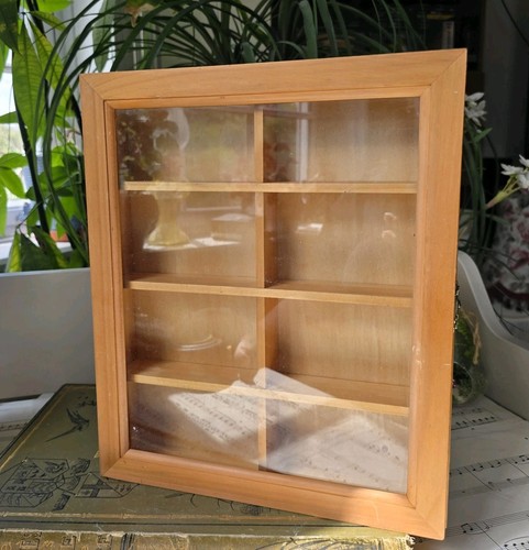 Vintage holz wandregal schrank - vintage,